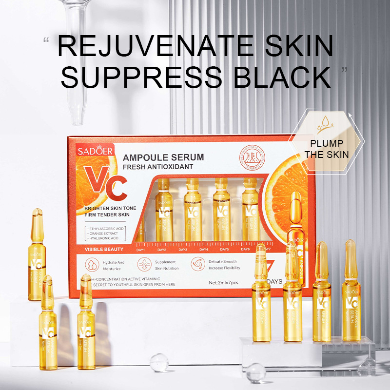 Luxury Skincare Wholesale - 7'li Paket/Kit SADOER C Vitamini Serumu