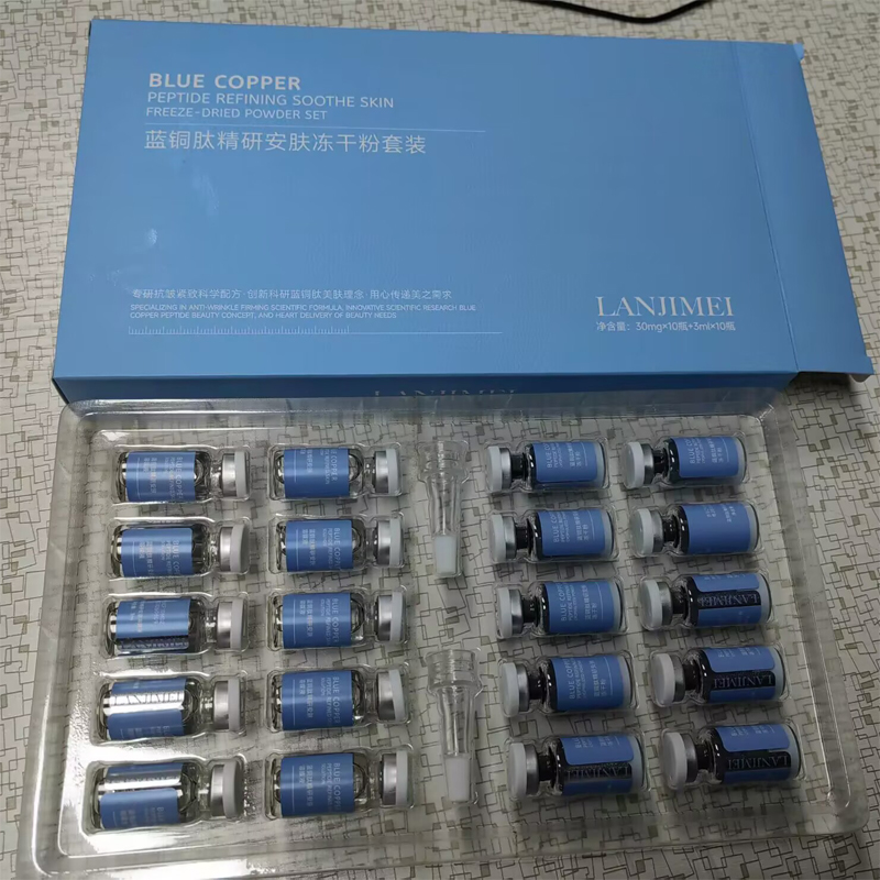 Oligopeptide Wrinkle - 20 adet Mavi Bakır Peptid Dondurularak