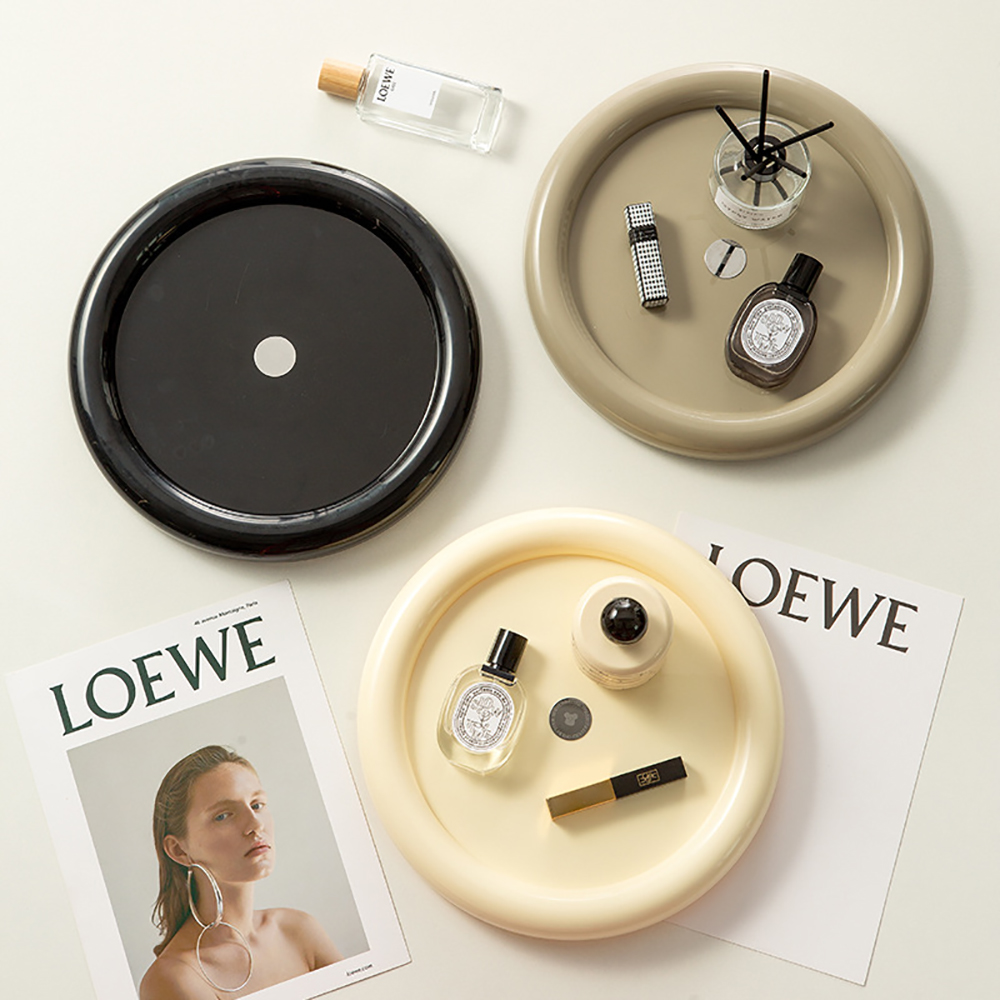 Luxury Skincare Organizer - Dönen Kozmetik Organizatör Işık Lüks Parfüm