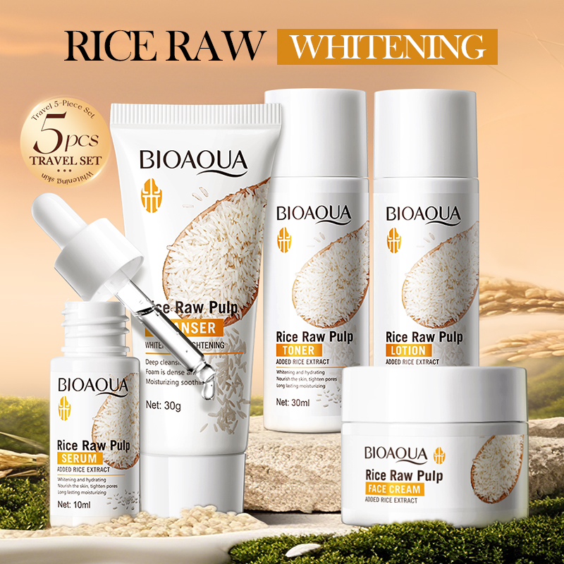 Luxury Skincare Wholesale - Pirinç Püresi Cilt Bakım Seti ve