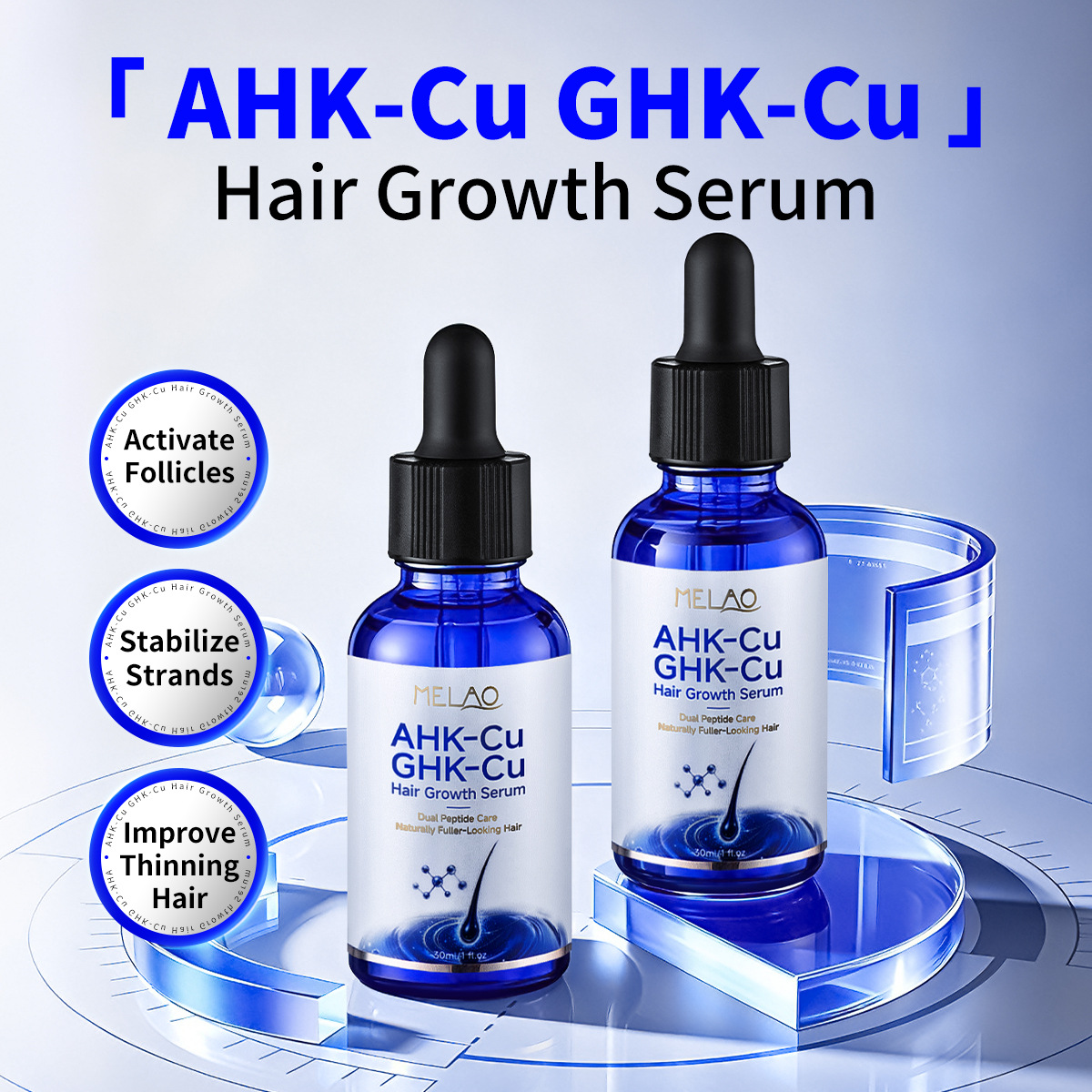 30ml Bakır Çift Peptitli Saç U - Growth Factor Serum incelemesi ve fiyatı