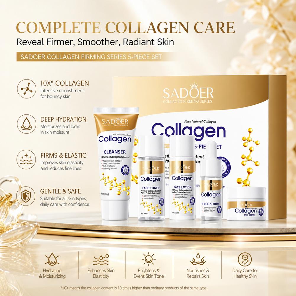Kolajen 5 Parça Cilt Bakım Set - Luxury Skincare Wholesale incelemesi ve fiyatı