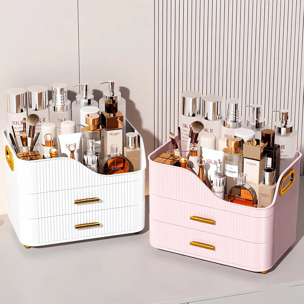 Çekmeceli Lüks Büyük Kapasitel - Luxury Skincare Organizer incelemesi ve fiyatı