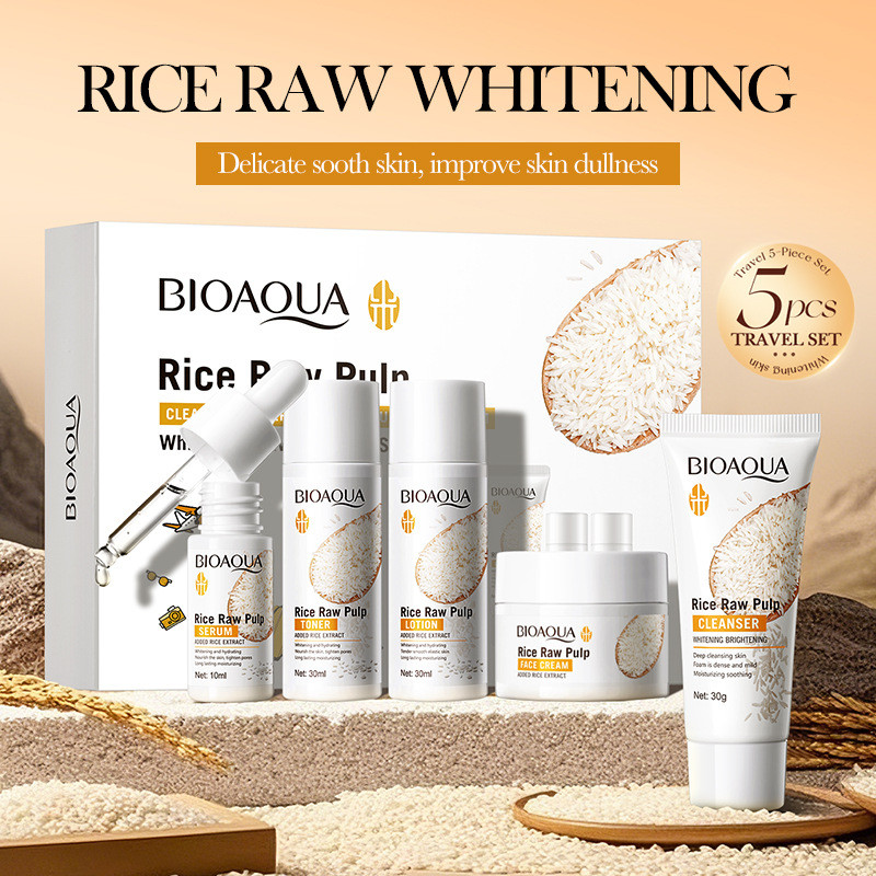 5 adet BIOAOUA Pirinç Ham Beya - Luxury Skincare Wholesale incelemesi ve fiyatı