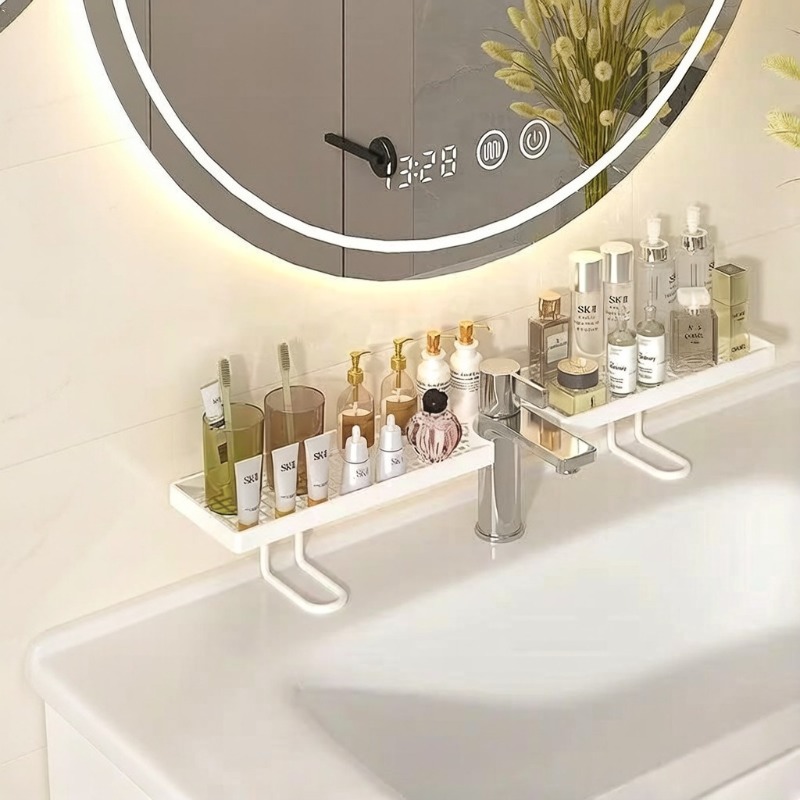 Lüks Sade Lavabo Depolama Rafı - Luxury Skincare Organizer incelemesi ve fiyatı