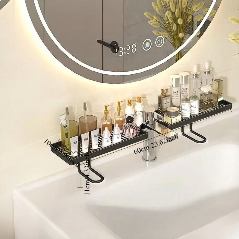Lüks Sade Lavabo Depolama Rafı - Luxury Skincare Organizer incelemesi ve fiyatı