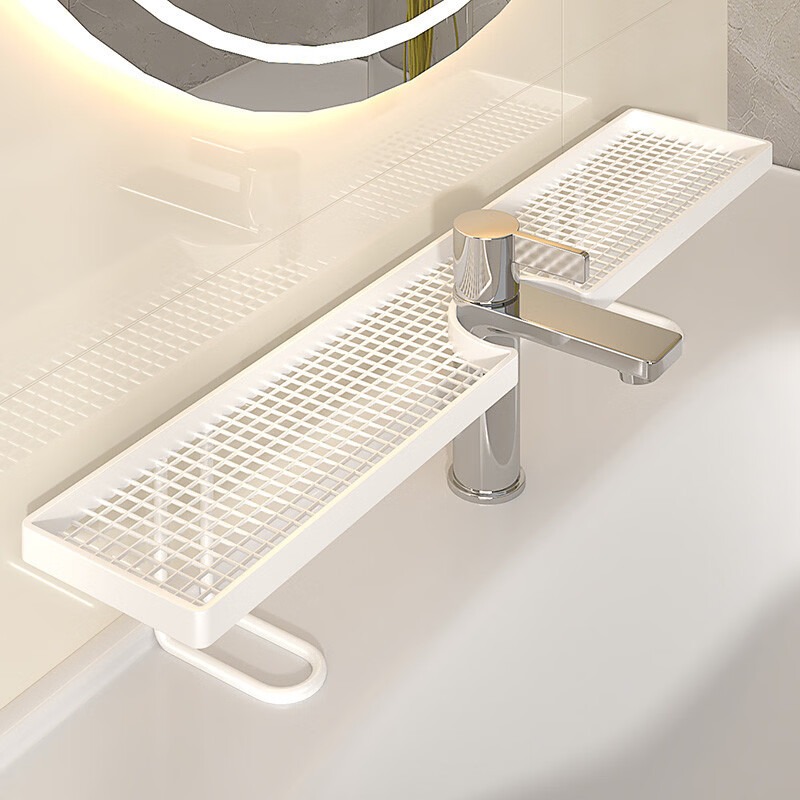 Lüks Sade Lavabo Depolama Rafı - Luxury Skincare Organizer incelemesi ve fiyatı