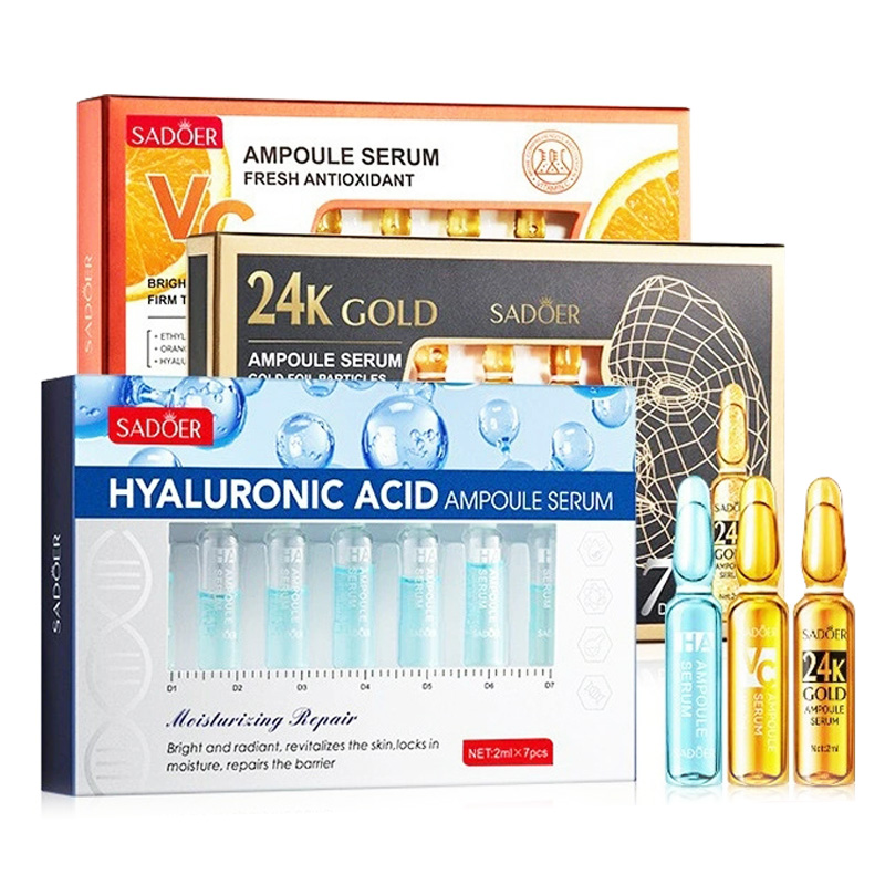 7 adet/Kit SADOER Ampul C Vita - Luxury Skincare Wholesale incelemesi ve fiyatı